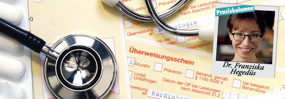 Diagnose und Therapie auf Bestellung Gatekeeperfunktion für Hausärztinnen und Hausärzten um passende Überweisungen zu anderen Fachspezialisten zu gewährleisten.