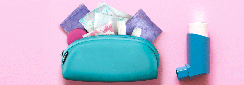 Bei bis zu 40 % der Asthmatikerinnen verschlimmern sich die Beschwerden kurz vor oder während der Menstruation.