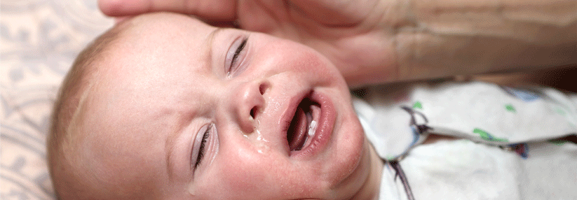 Ein erschöpftes Baby könnte das Atmen komplett einstellen.