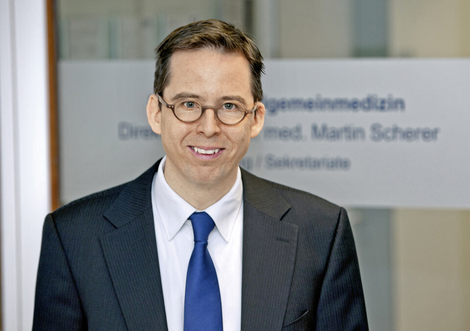 Abb. 1b: ...und ihr Nachfolger im Amt Prof. Martin Scherer