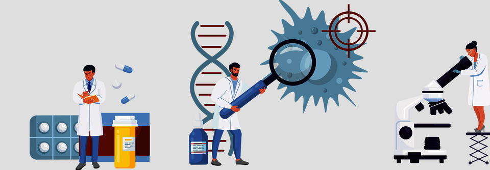 Schätzungsweise 80 % aller seltenen 
Erkankungen sind genetisch bedingt. Ursache 
ist häufig eine einzige Mutation in den Genen.