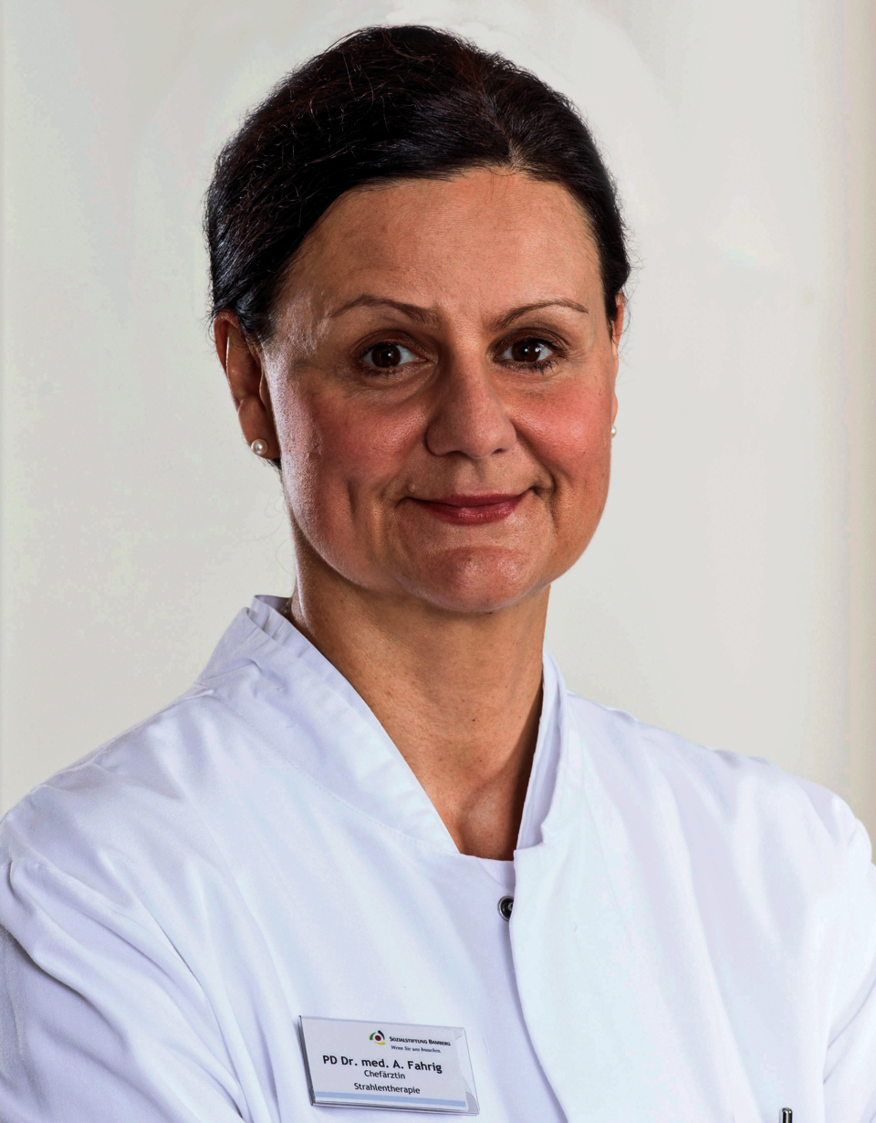 Dr. Antje Fahrig, Chefärztin der Klinik für Radioonkologie und Strahlentherapie im Klinikum Bamberg