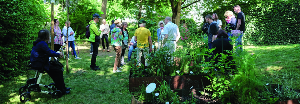 Am Gartentag wurde auch dieses Jahr die Anlage wieder von Hans Lauber und Ralf Jung mit interessierten Besuchern eröffnet.